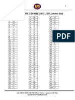 CPC TEST (Order IX - XIX) Answer Key