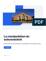 La Manipulation Du Subconscient