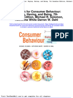 Test Bank For Consumer Behaviour Buying Having and Being 7th Canadian Edition Michael R Solomon Katherine White Darren W Dahl