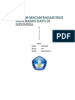 Macam - Macam Ragam Hias Pada Bahan Kayu Di Indonesia