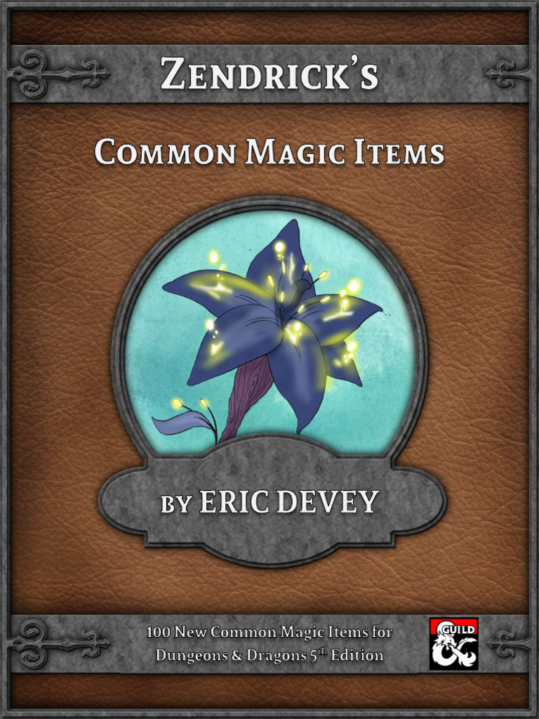 768903-Zendrick S Common Magic Items v1.1 | PDF