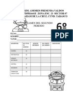 Examen Segundo Periodo