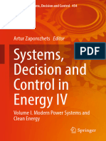 Systems Decision and Control in Energy IV Volume I Modern Power Systems and Clean Energy 3031224639 9783031224638