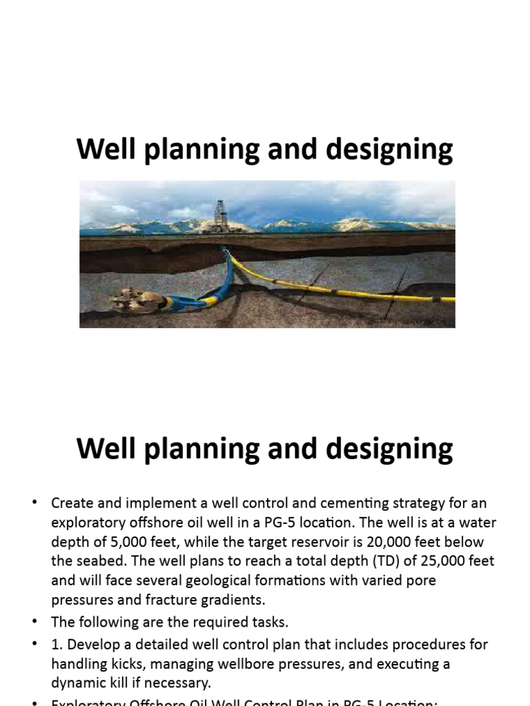 Well Planning and Designing PDF Oil Well Chemical Engineering