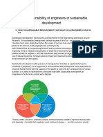 Ethical Responsibility of Engineers in Sustainable Development