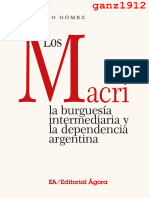 GÓMEZ, A. - Los Macri, la Burguesía Intermediaria y la Dependencia Argentina (OCR) [por Ganz1912]