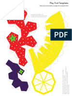 Mrprintables Paper Fruit Strawberry Lemon