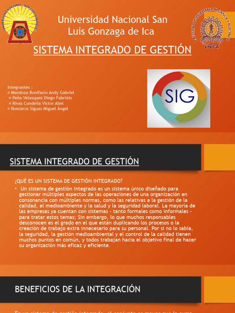 Sistema de Gestión Integrado en ISO | PDF | Calidad (comercial) | Business