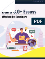 Band 8.0+ Essays (Marked by Examiner)