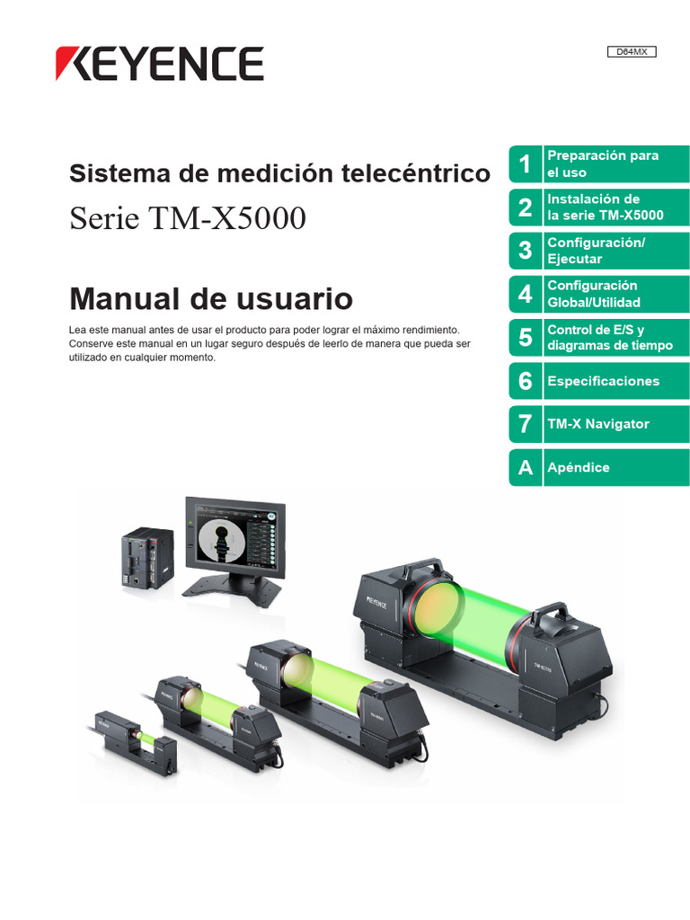 TM-X5000 Manual Del Usuario | PDF
