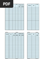 Checklist Monitoring Kebersihan