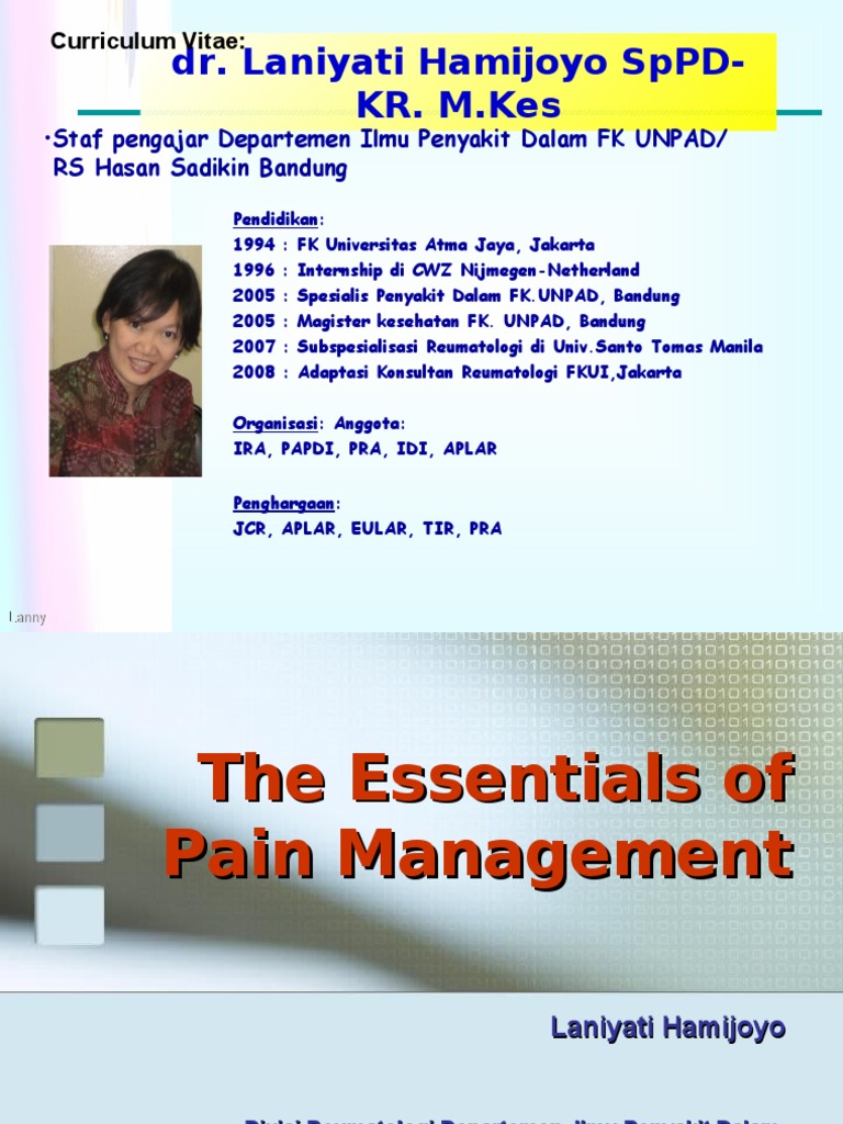 The Essentials of Pain Management | PDF | Peripheral Neuropathy | Pain