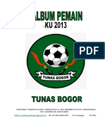 Daftar Pemain Tunas Bogor 2013 - Turnament Putra Dunia Soccer