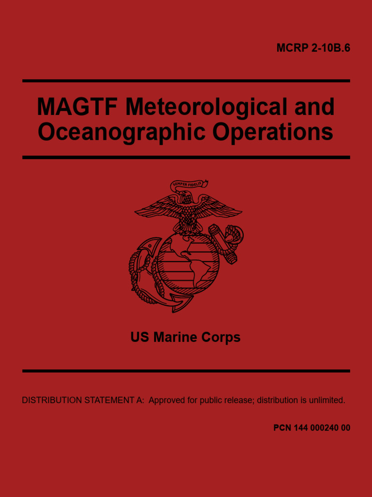 MAGTF METOC Operations Guide | PDF | United States Marine Corps ...