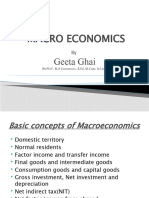 Basic Concepts of Macroeconomics