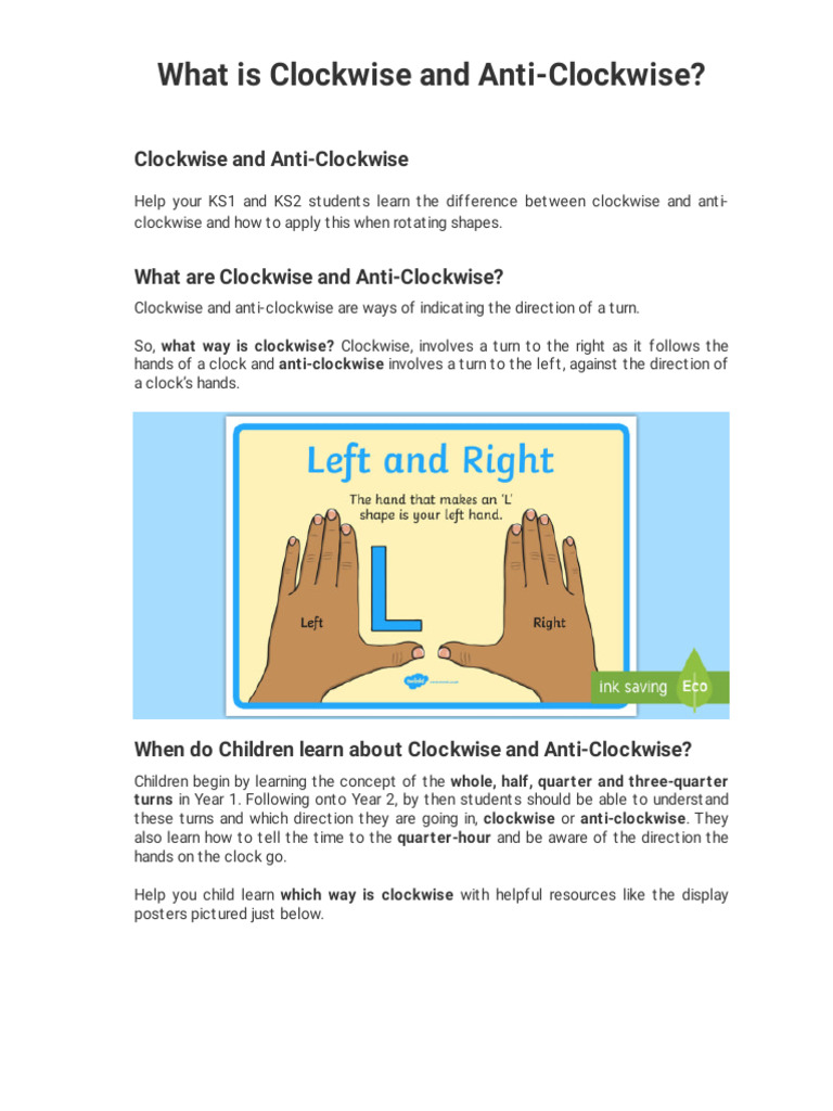 Clockwise Confusion Well Simplify How To Tell Time On A Clock - gs3e0io