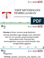 Konsep Metoldologi Pembelajaran