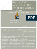 History of Organic Matter Analysis Along With The Instrumentations Upto Now