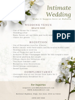 Intimate Wedding Package