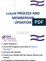 ISA Membership Updation