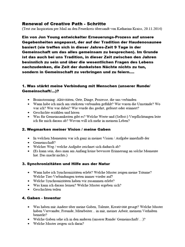 Renewal of Creative Path | PDF