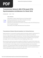 Transmission Network Synchronization