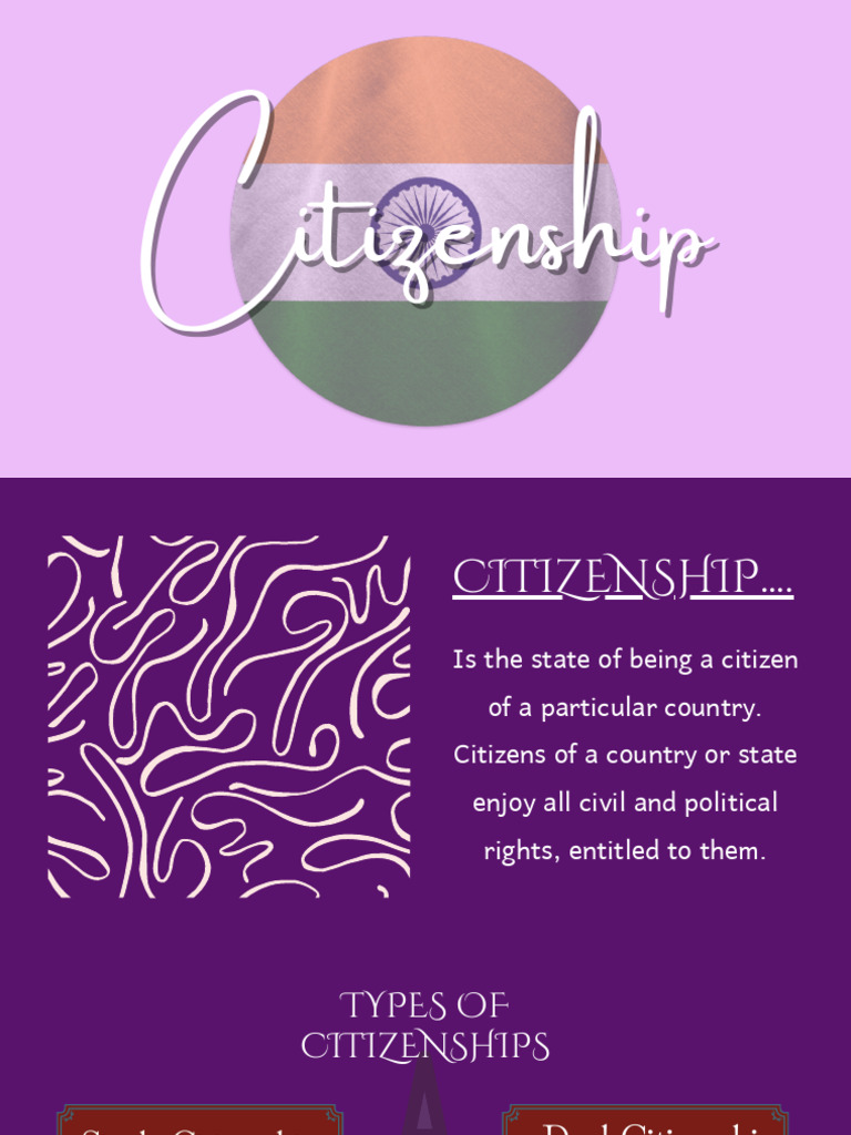 Citizenship acts india pdf naturalization government