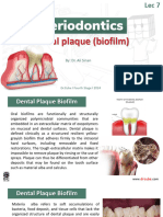 Perio Lec.7 Dental Plaque P.1 & P.2