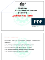 SOP Menggunakan Alat Gas Detektor