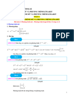 Pt mũ, pt logarit cùng cơ số