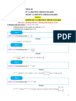 Bài 5 D1 Pt Mũ, Log Cơ Bản