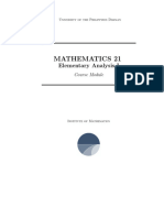 Math 21 Module (As of 28 November 2022)