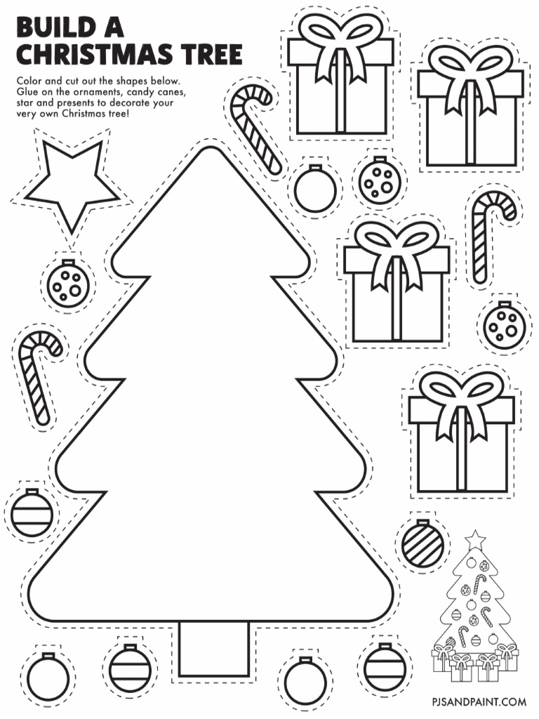 Build A Christmas Tree Pjs and Paint | PDF