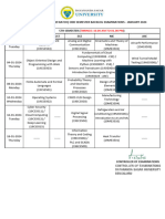 Time Table For B.Tech (2019 Batch) Odd Semester Backlog Examinations - January 2024 5Th Semester CSE CST ECE ME ASE Date