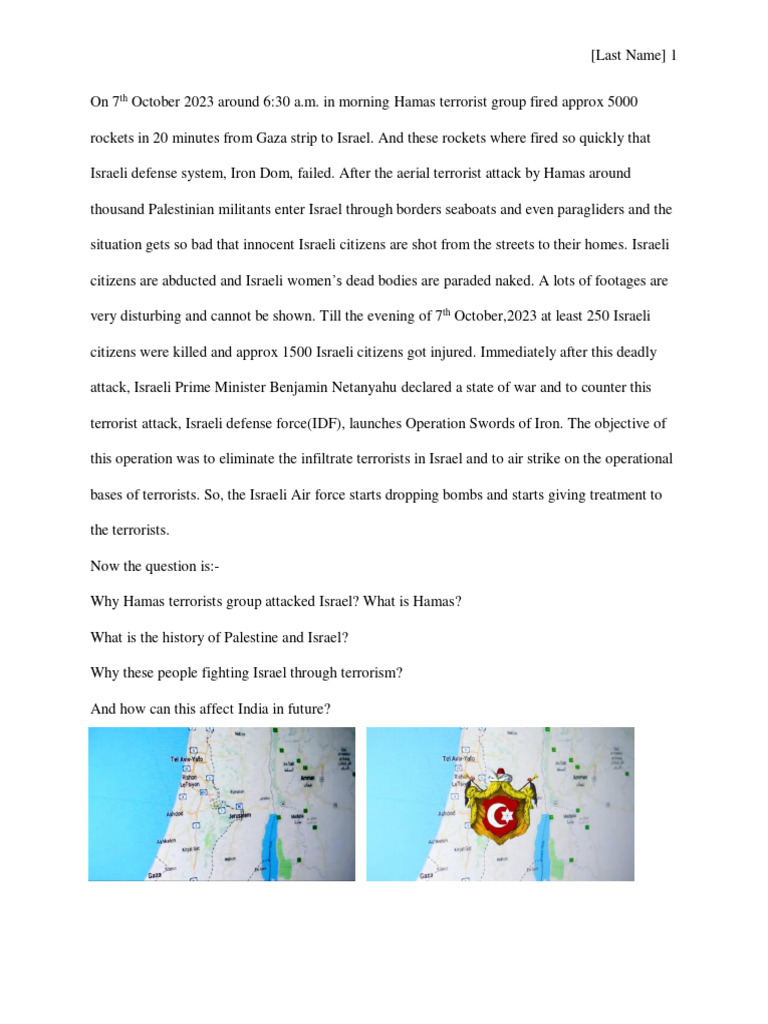Israel Palestine Issue | PDF | Hamas | Israel
