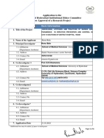 Application Form IEC UOH