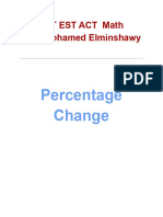Percentage Change Basic HW