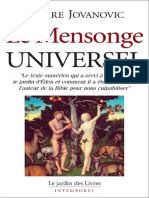 Le Mensonge Universel - Pierre Jovanovic