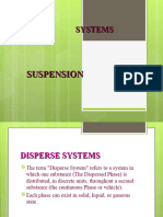 Disperse Systems (Suspensions)
