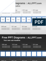 Film Timeline PPT Diagrams Standard