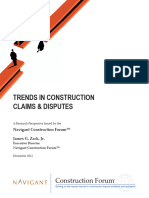 Trends in Construction Claims Disputes