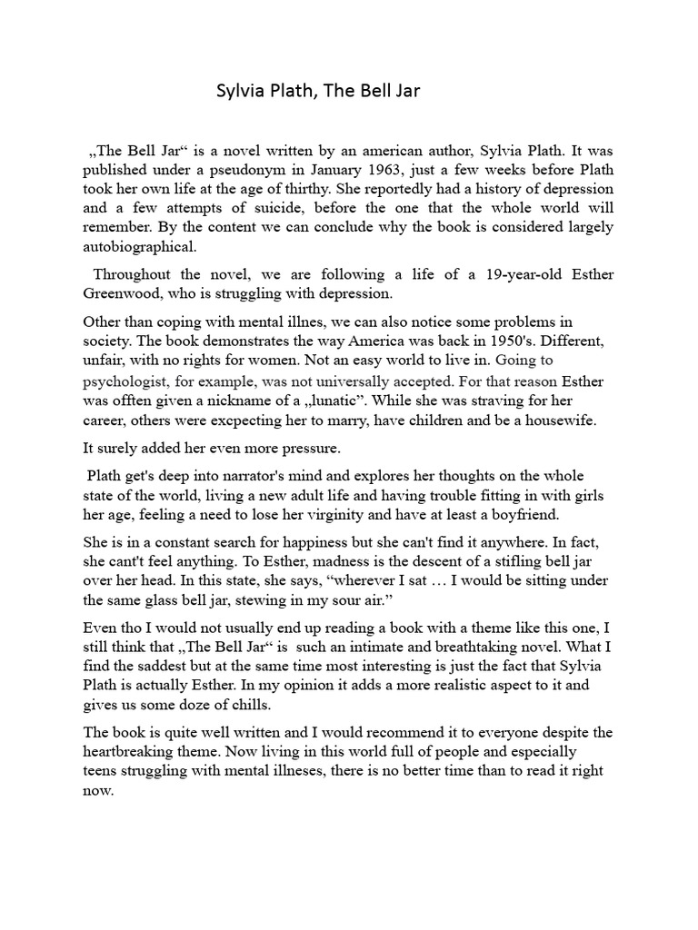 The Bell Jar PDF