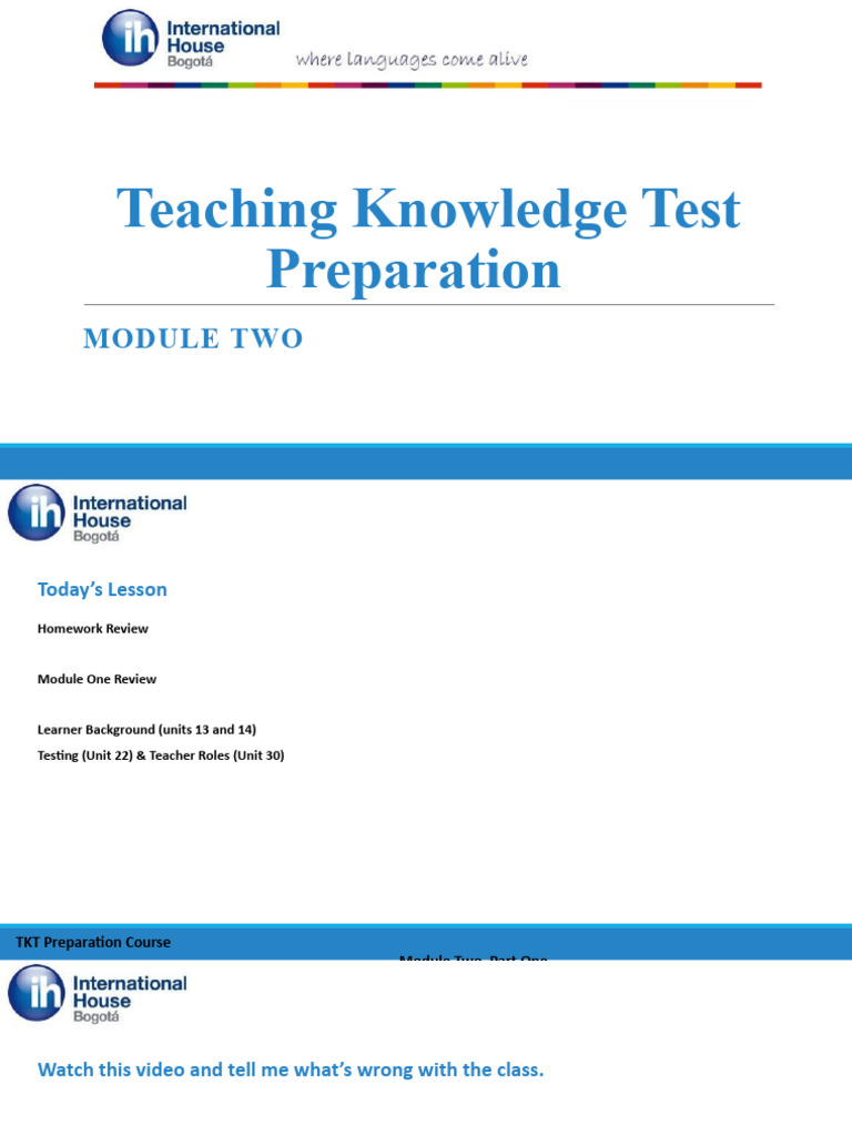 MinDef TKT Prep - Mod 2 - Learner Background | PDF