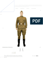 Soviet Russian Red Army WW2 Soldier Uniform