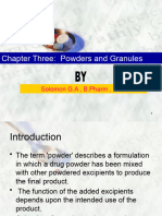 Powders and Granules