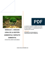 Módulo I. - Análisis Legal de La Gestión Ambiental e Impacto Ambiental