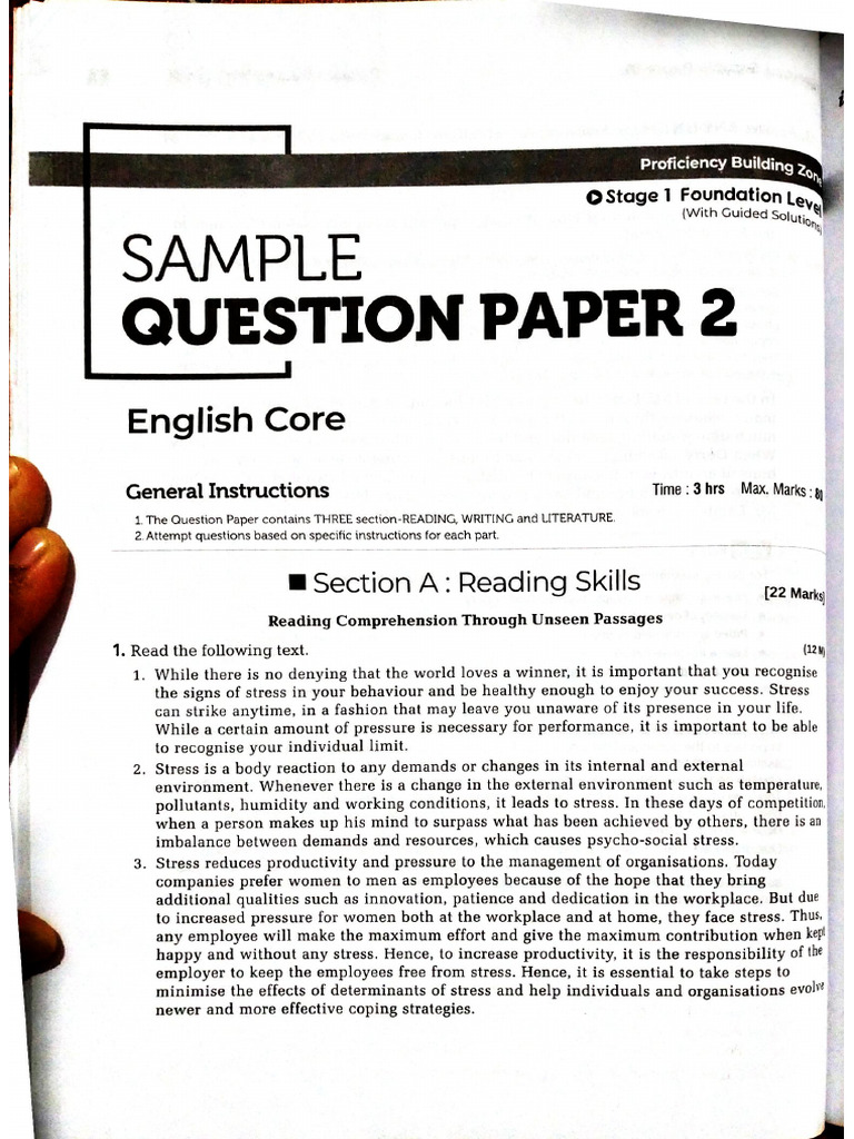 Sample Paper 4 (Arihant) | PDF