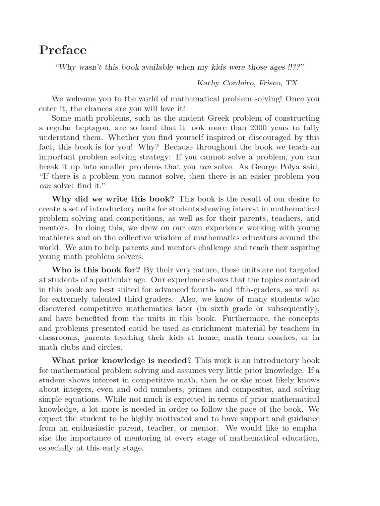 Math Leads For Mathletes Look Inside | PDF | Mathematics | Prime Number