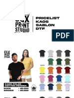 Pricelist CGX Print - Kaos & Sablon DTF