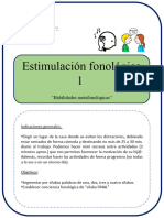 Guía de Apoyo 1, 2 y 3 - Fonología (Conciencia Sílaba Final)